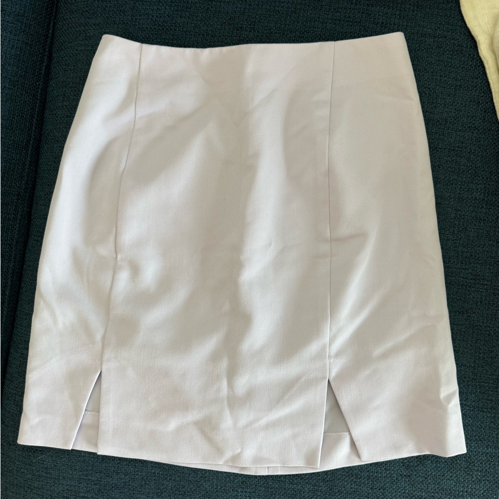 Light Purple Topshop Mini Skirt with Small Slits size Small